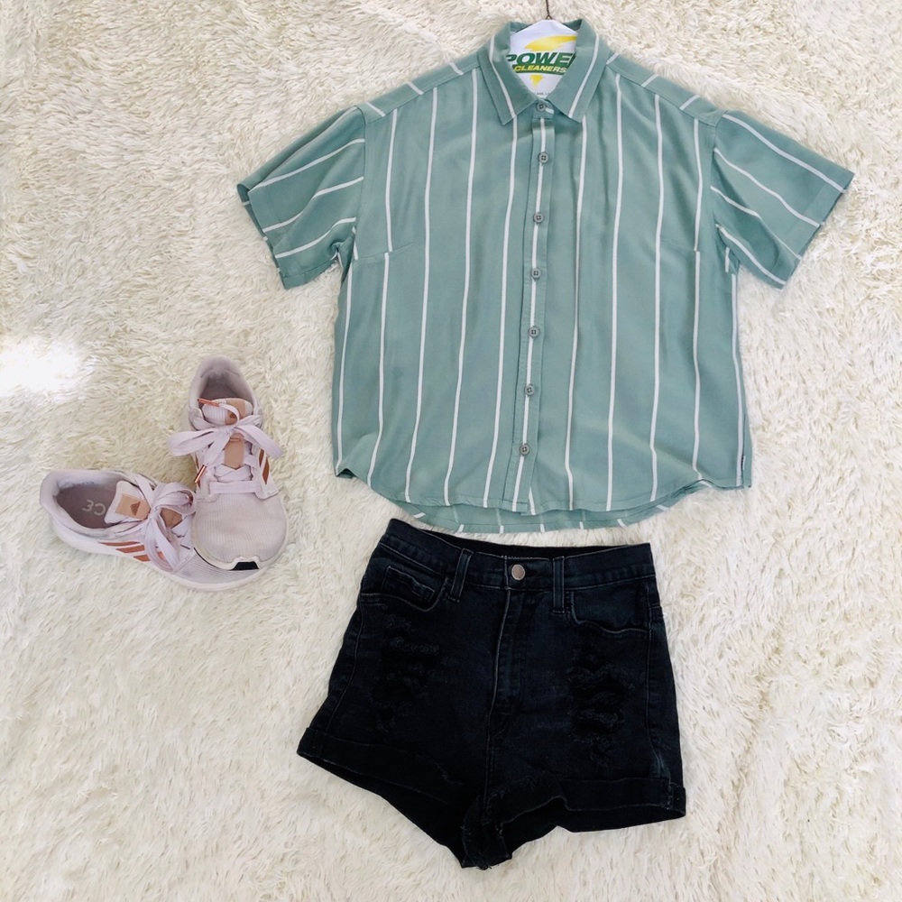 Obey Collared Button Down Shirt